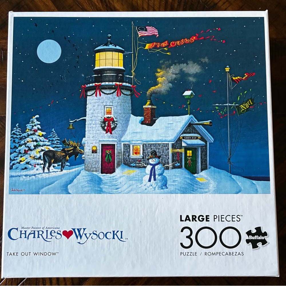 Charles Wysocki Christmas Puzzle